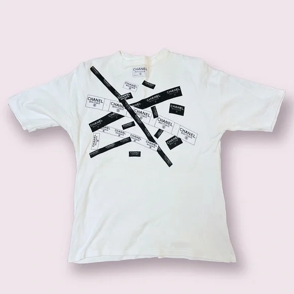 CHANEL | Tops | Rare Vintage Chanel Tshirt | Poshmark
